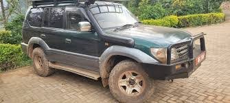 Land Cruiser with Rooftop Tent Uganda
